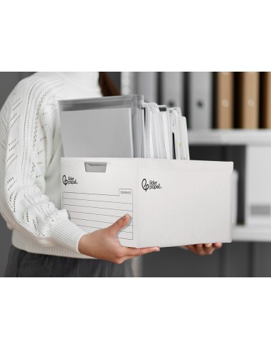 Cajon contenedor liderpapel carton...