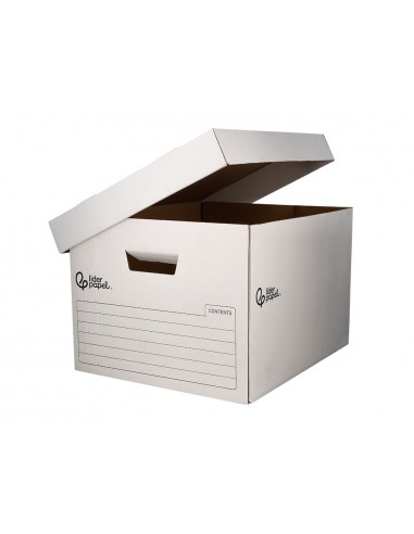 Cajon contenedor liderpapel carton...