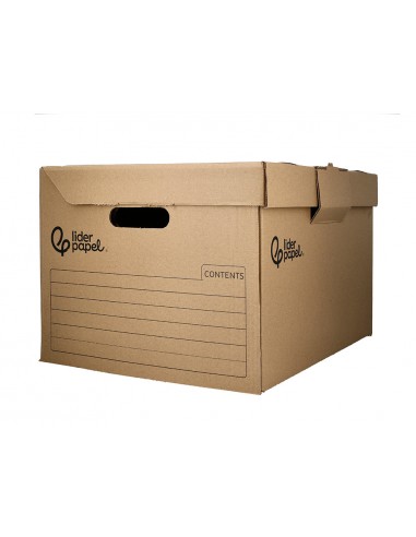 Cajon contenedor liderpapel carton...