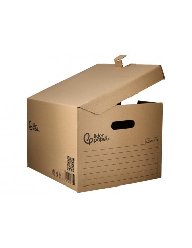 Cajon contenedor liderpapel carton...