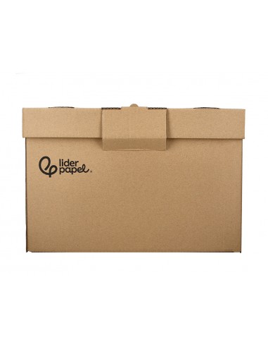 Cajon contenedor liderpapel carton...