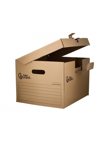 Cajon contenedor liderpapel carton...