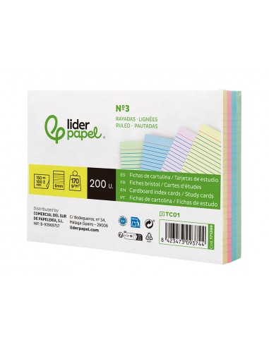 Tarjeta liderpapel para estudiar...