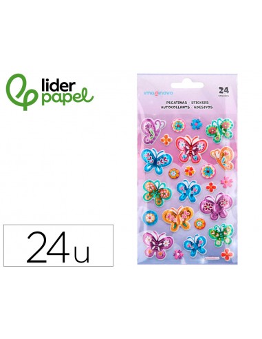 Pegatinas imaginovo mariposas magic...