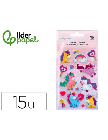 Pegatinas imaginovo unicornios magic...