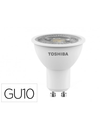 Bombilla led toshiba gu10 5.5w 3000k...