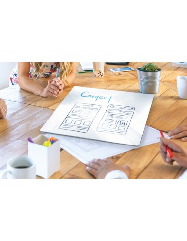 Pizarra blanca nobo modular sin marco...