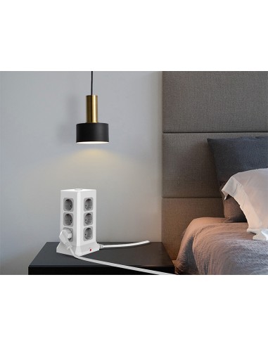 Regleta q-connect enchufe multiple 16...