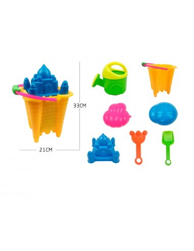 Cubo de playa ao zhi para jugar con...