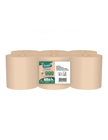 Papel secamanos amoos naturally soft...