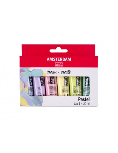 Pintura acrilica amsterdam 20 ml caja...
