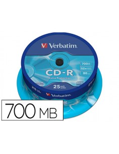 Cd-r verbatim capacidad...