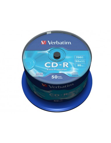 Cd-r verbatim capacidad 700mb...