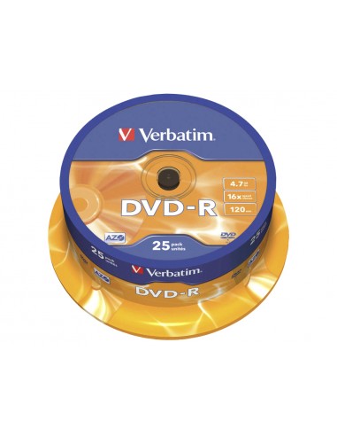 Dvd-r verbatim capacidad 4.7gb...