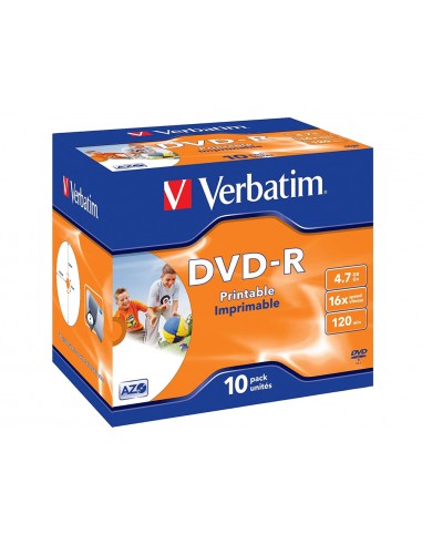 Dvd-r verbatim imprimible capacidad...