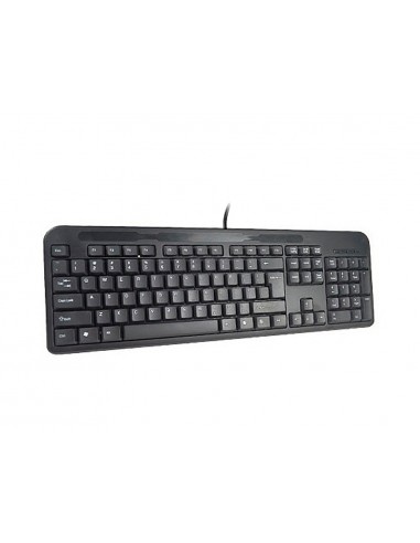 Teclado q-connect negro con cable 1,5...
