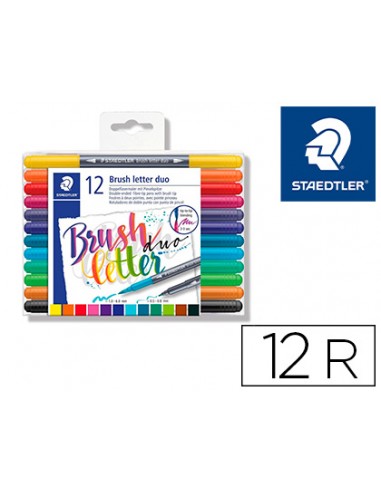 Rotulador staedtler 3004 doble punta...