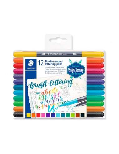 Rotulador staedtler 3004 doble punta...
