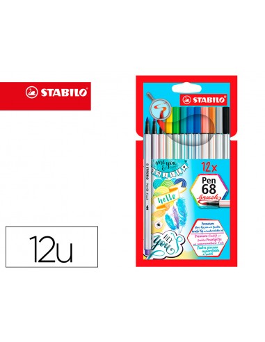 Rotulador stabilo acuarelable pen 68...