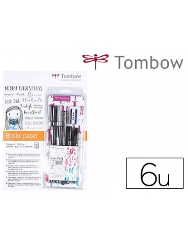 Set caligrafia tombow lettering...