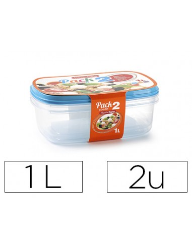 Fiambrera plasticforte transparente...