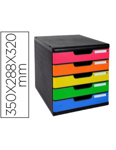 Fichero cajones sobremesa exacompta...