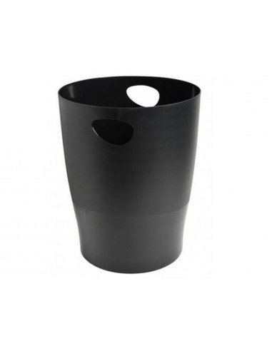 Papelera plastico exacompta ecoblack...