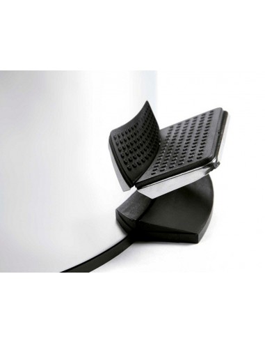 Papelera metalica q-connect con pedal...