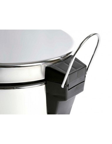 Papelera metalica q-connect con pedal...