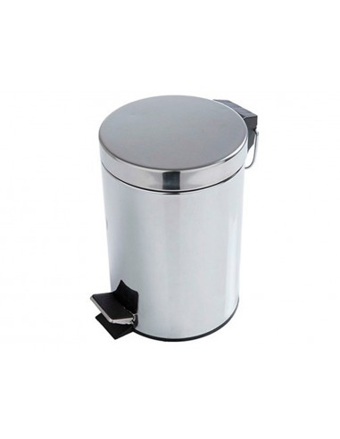 Papelera metalica q-connect con pedal...