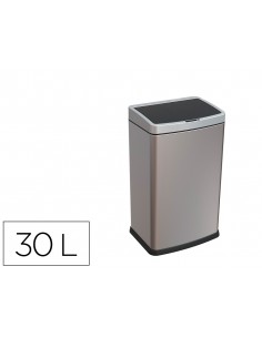 Papelera metalica q-connect...
