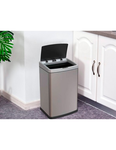 Papelera metalica q-connect con...