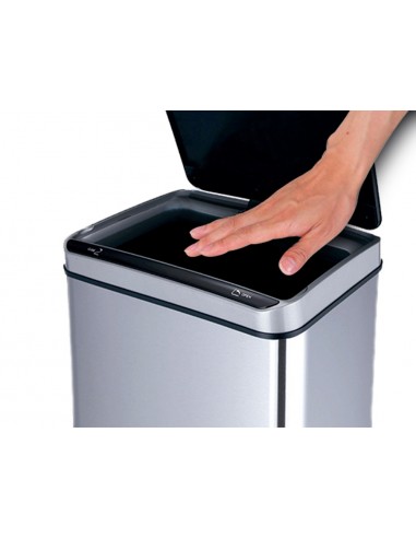 Papelera metalica q-connect con...