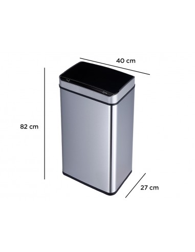 Papelera metalica q-connect con...