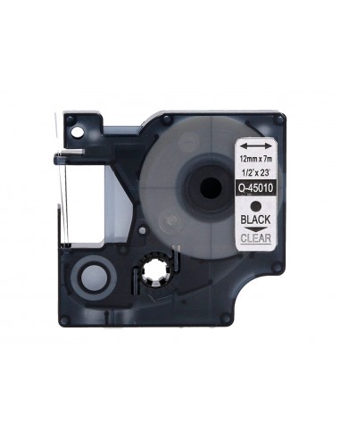 Cinta q-connect negro-transparente...