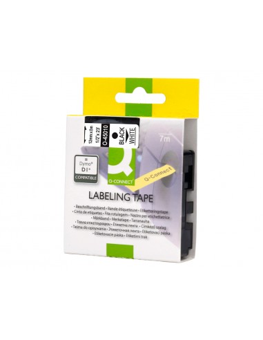 Cinta q-connect mk-221 blanco-negro...