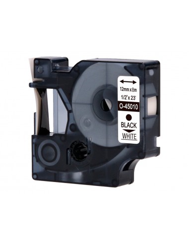 Cinta q-connect mk-221 blanco-negro...