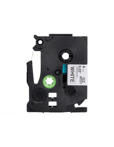 Cinta q-connect tze-211 blanco-negro...