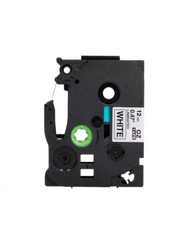 Cinta q-connect tze-231 blanco-negro...