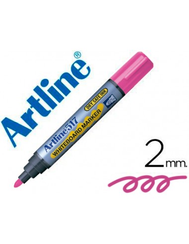 Rotulador artline pizarra ek-517 rosa...