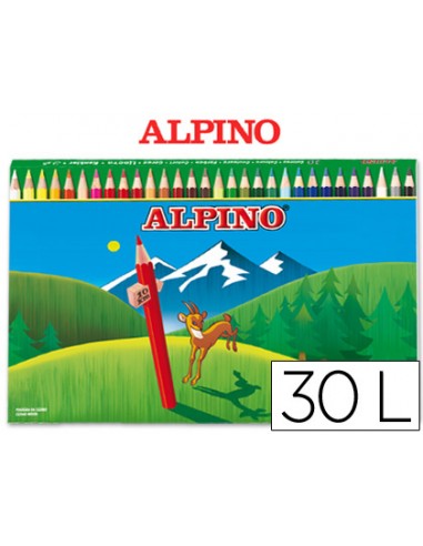 Lapices de colores alpino 659 caja de...