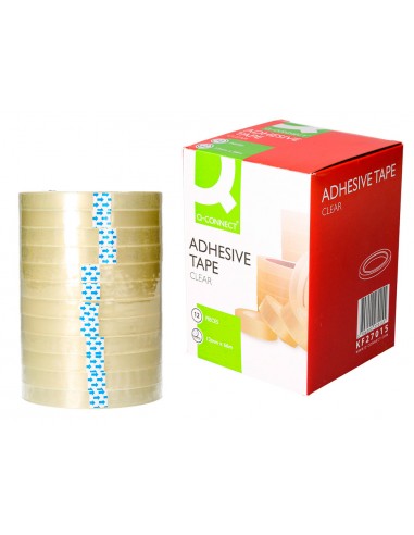 Cinta adhesiva q-connect transparente...