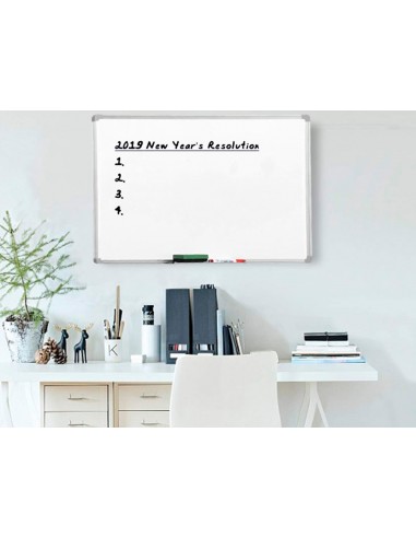 Pizarra blanca q-connect melamina...