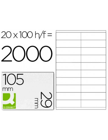 Etiqueta adhesiva q-connect kf26093...