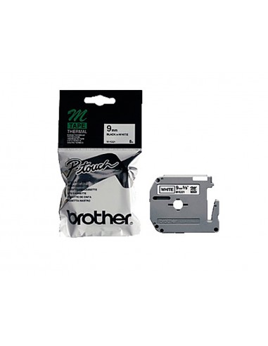 Cinta brother mk-221 blanco-negro 9mm...