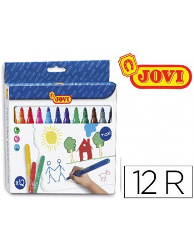 Rotulador jovi maxi 13 mm caja de 12...