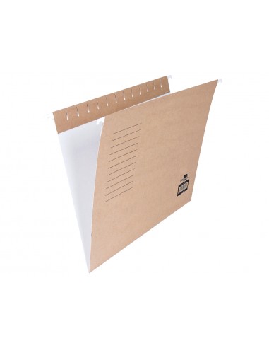 Carpeta colgante liderpapel folio kraft