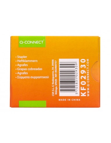 Grapas q-connect nº 23/6 cobreadas...