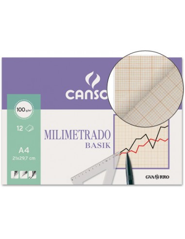 Papel milimetrado guarro 210x297 mm...