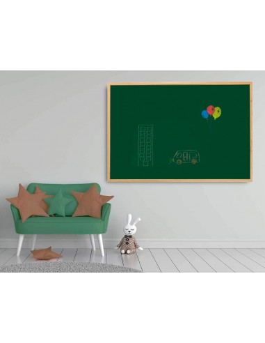 Pizarra verde q-connect marco de...